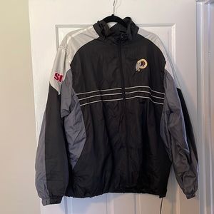 Vintage Washington redskins wind breaker